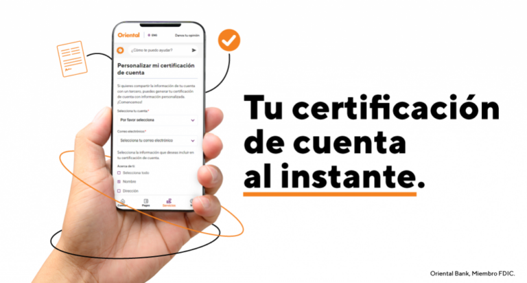 Certificación de Cuenta